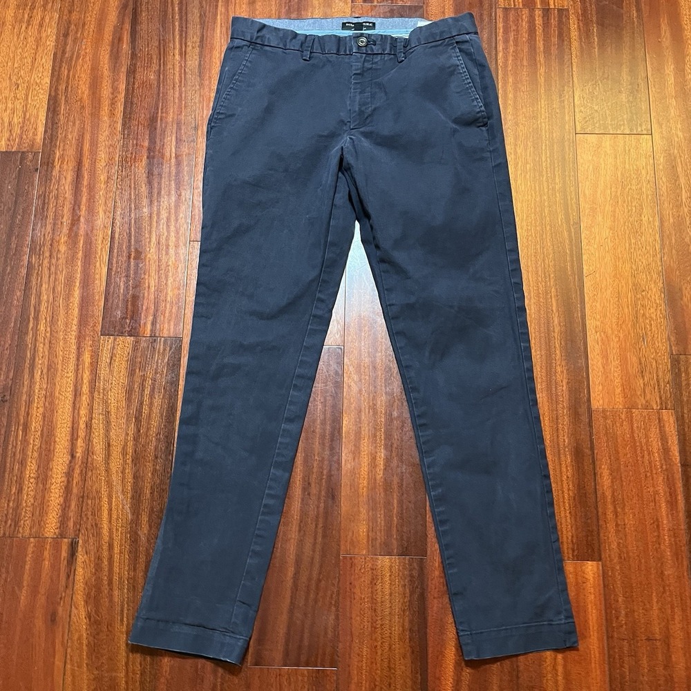 Banana Republic Pants Mens 33x30 Navy Blue Mason Chino Stretch Casual Preppy